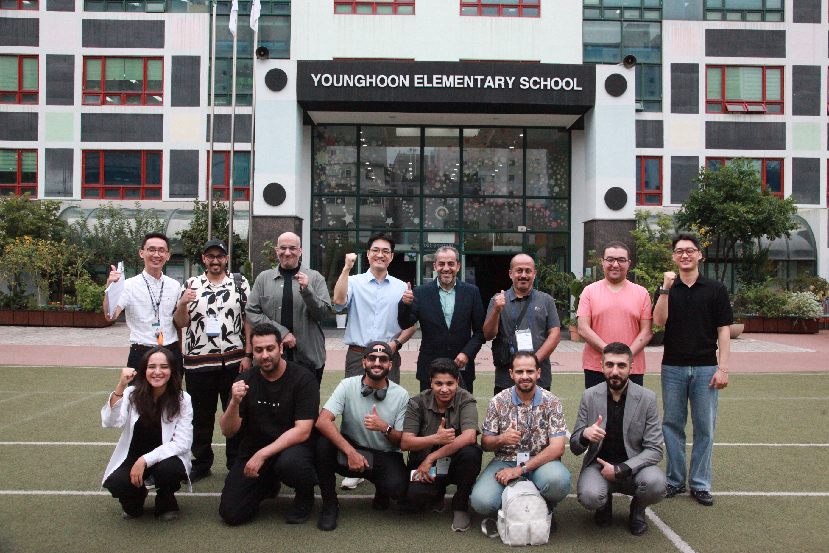 사우디 왕립 학교 교사 방문